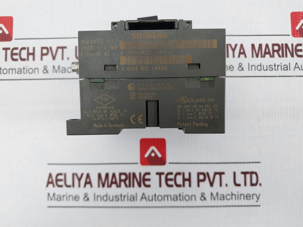 Siemens 7Mh4930-0Aa01 Siwarex Ms Weighing Module 0?C+55?C 24Vdc 0,15A