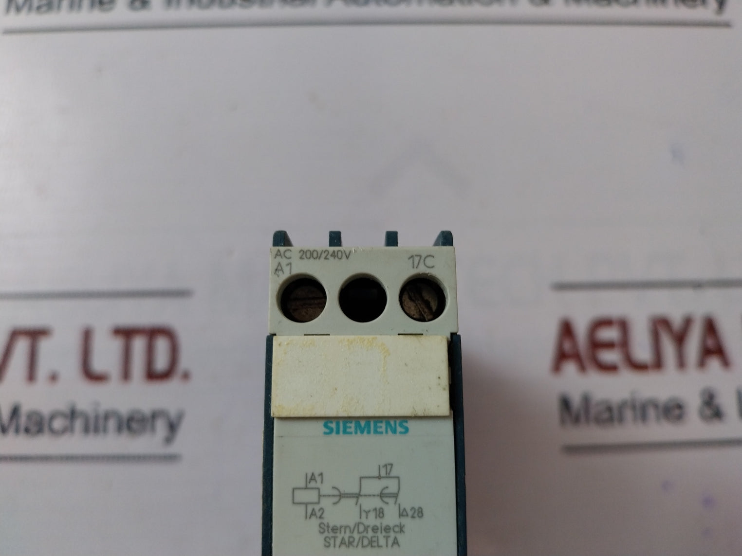 Siemens 7Pu6020-7Nn20 Star/Delta Timer Relay 200/240 Vac