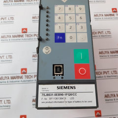 Siemens 7Sj8031-5Eb90-1Fq0/Cc Overcurrent Protection Relay