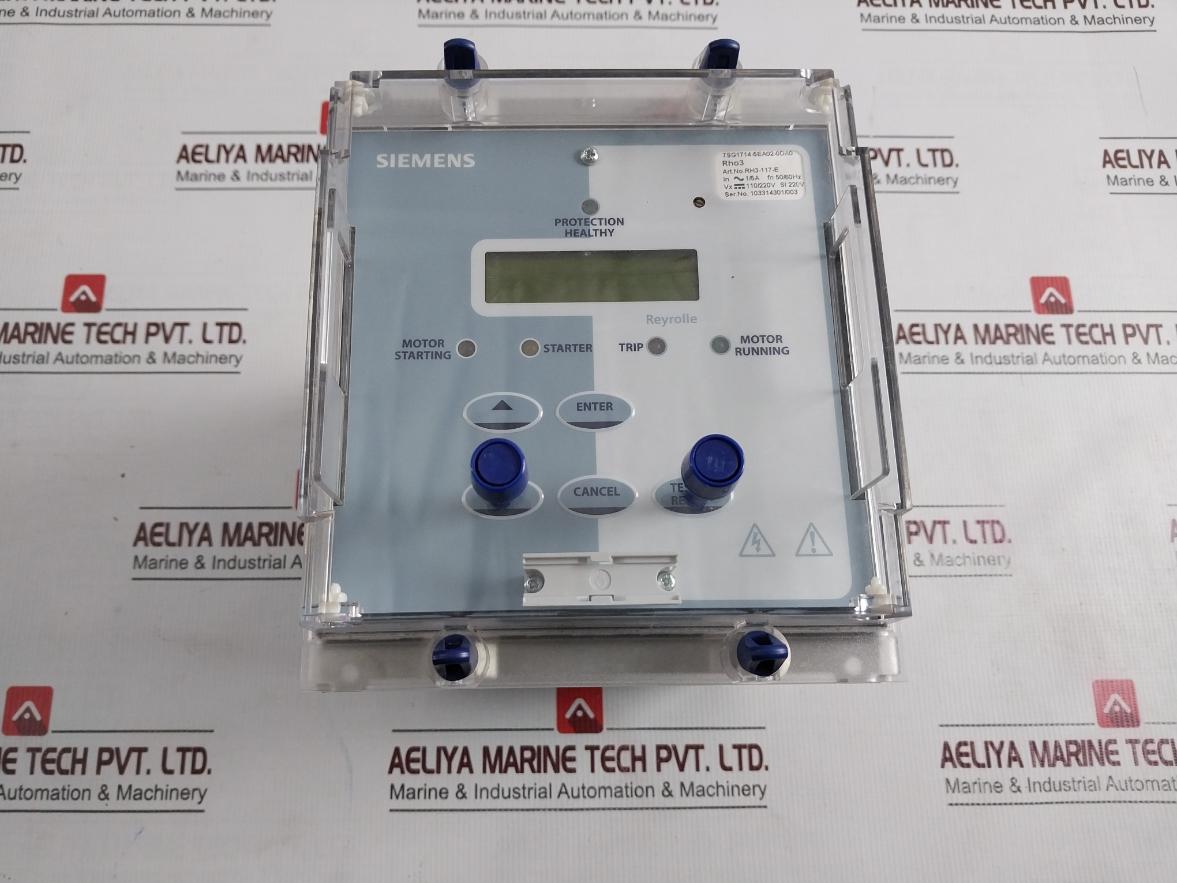 Siemens 7Sg1714-5Ea02-0Da0 Motor Protection Relay 50/60Hz Rho3