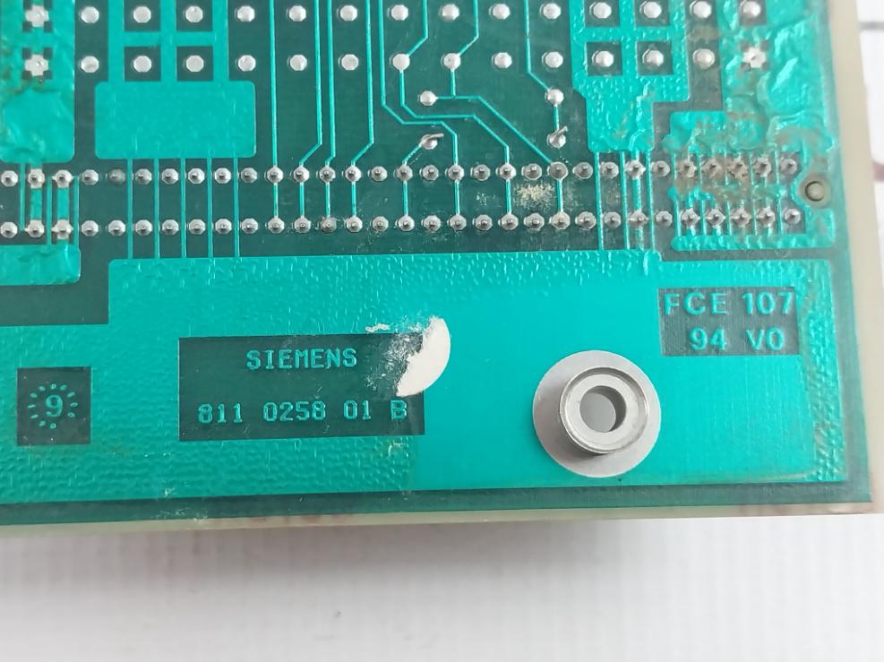 Siemens 811 0258 01 B Pcb Rack Module
