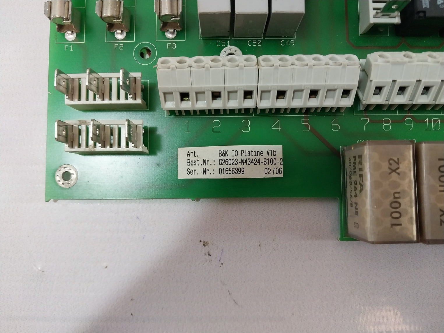 Siemens G26023-n43424-s100-2 Printed Circuit Board