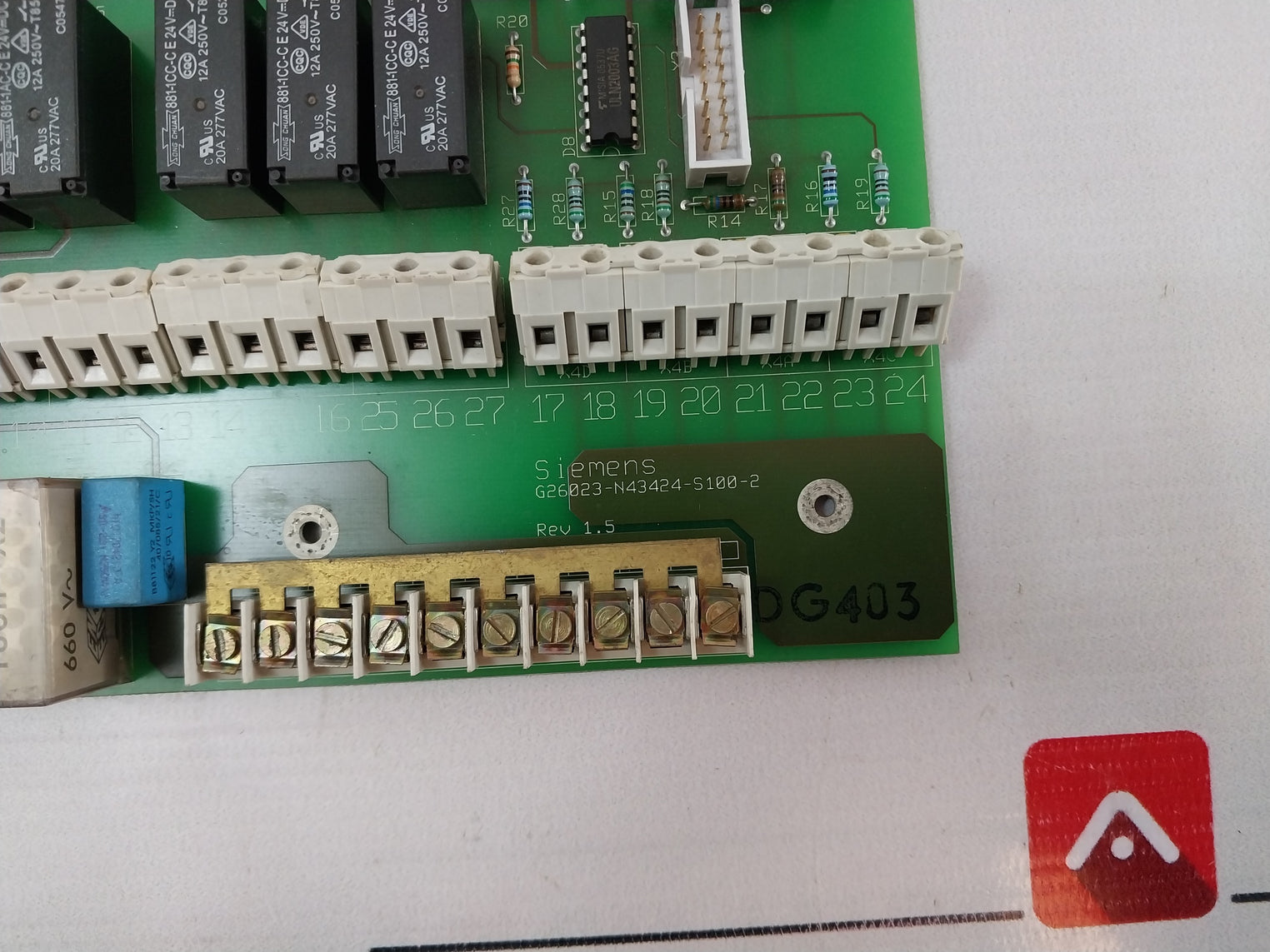 Siemens G26023-n43424-s100-2 Printed Circuit Board