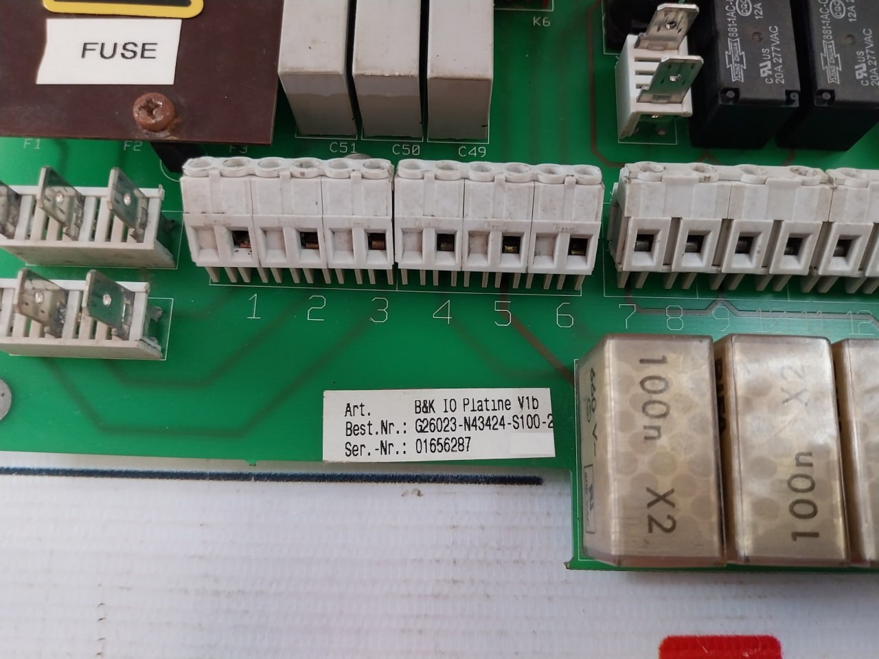 Siemens G26023-n43424-s100-2 Printed Circuit Board 94V-0