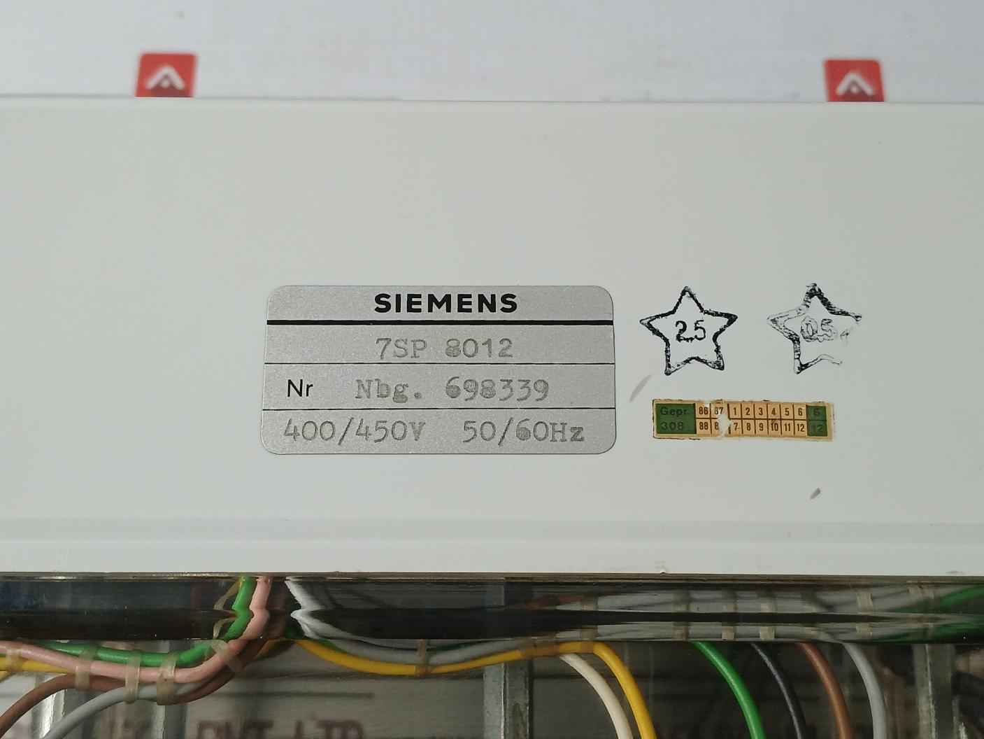 Siemens Genop 22 S Overcurrent-reverse Power Protection 5A/5Va Used