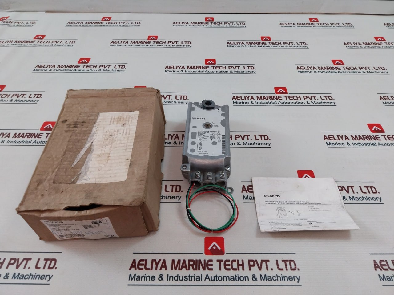 Siemens Gnd121.1U Electronic Fire And Smoke Damper Actuator 24V