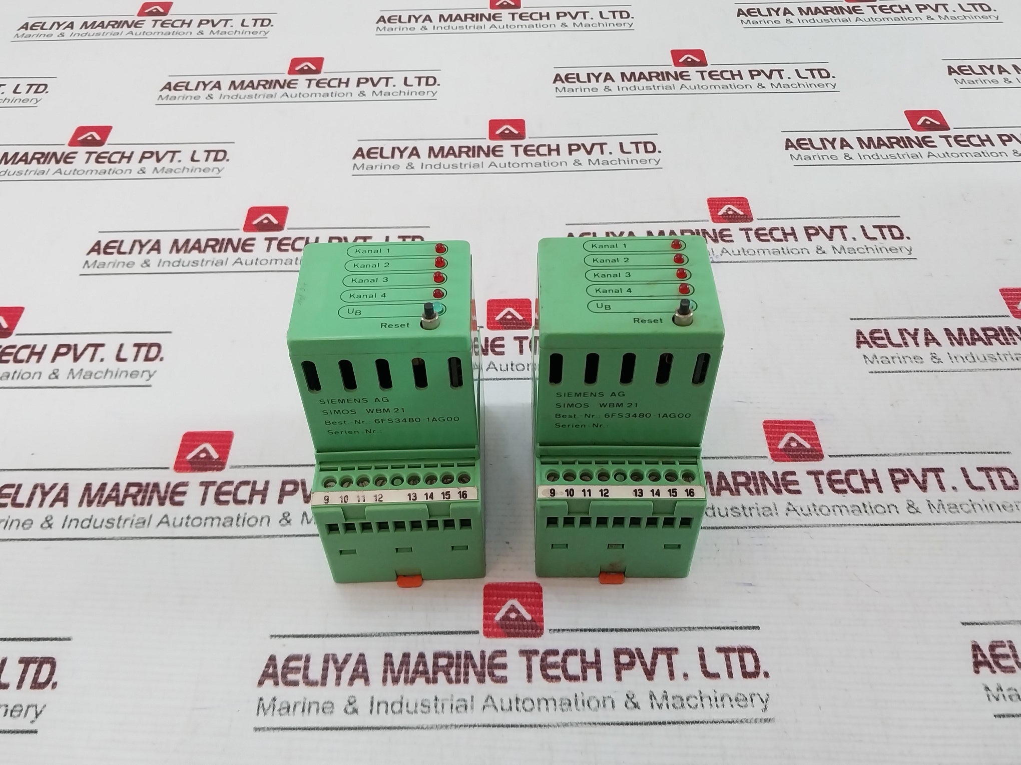 Siemens 6Fs3480-1Ag00 Simos Wbm21 Monitoring Module 24V