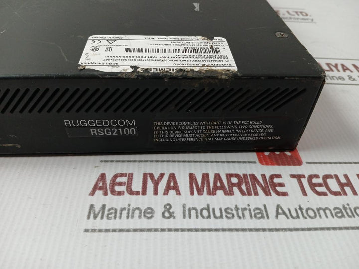 Siemens Rsg2100Nc Ethernet Switch Rsg2100 Ruggedcom