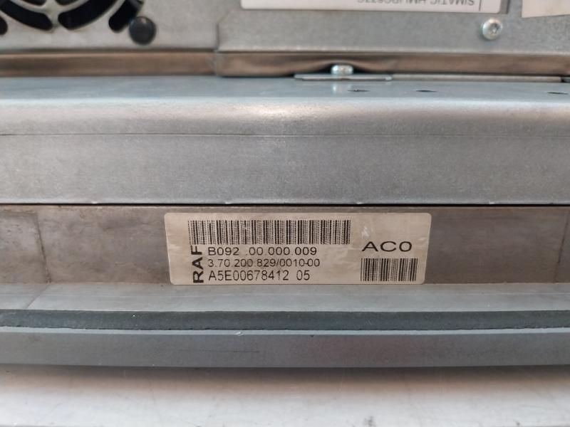 Siemens Simatic Panel Pc Hmi Ipc677C 6Av7423-2Ac00-0Ca1, 100-240V/50-60Hz Rev.K6