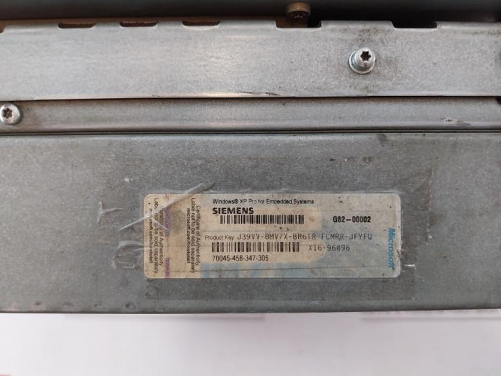 Siemens Simatic Hmi Ipc677C Panel Pc 100-240V/50-60Hz