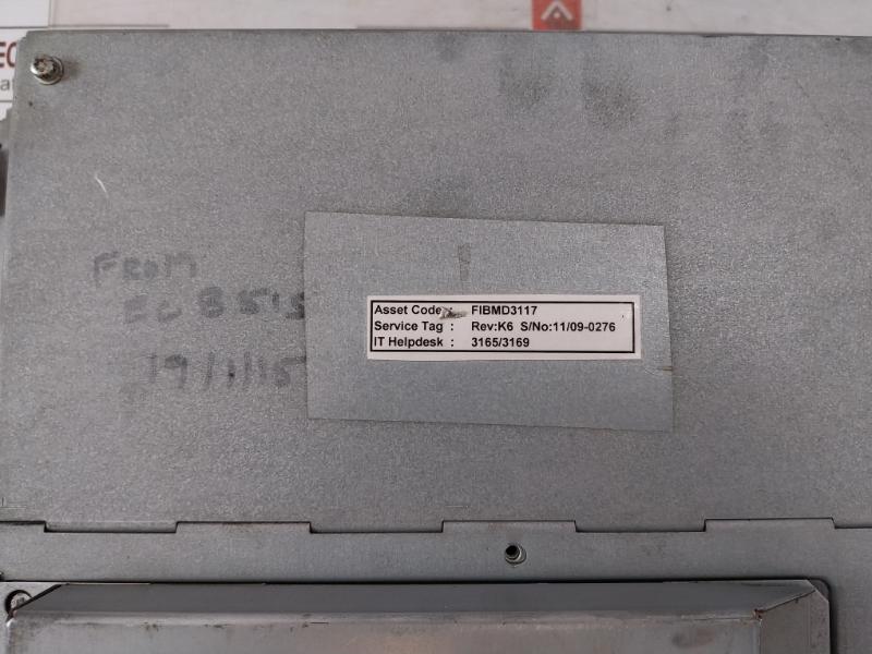 Siemens Simatic Panel Pc Hmi Ipc677C 6Av7423-2Ac00-0Ca1, 100-240V/50-60Hz Rev.K6