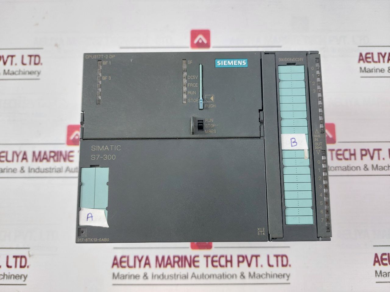 Siemens Simatic S7-300 6Es7 317-6Tk13-0Ab0 Plc Central Processing Unit Dc24V