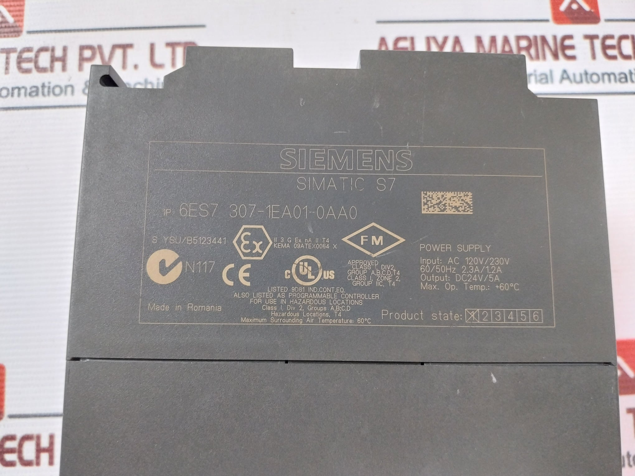 Siemens Simatic S7 6ES7 307-1EA01-0AA0 Power Supply
