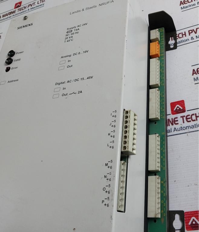 Siemens /landis & Staefa Nruf/a Compact Controller 24v Ac 50/60hz