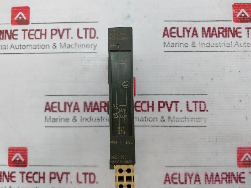 Siemens Simatic 6Es7 138-4Cb11-0Ab0 Dp S7 Electronic Module Tm-p15C23-a0