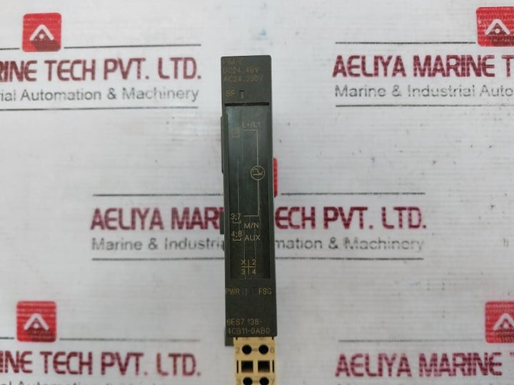 Siemens Simatic 6Es7 138-4Cb11-0Ab0 Dp S7 Electronic Module Tm-p15C23-a0