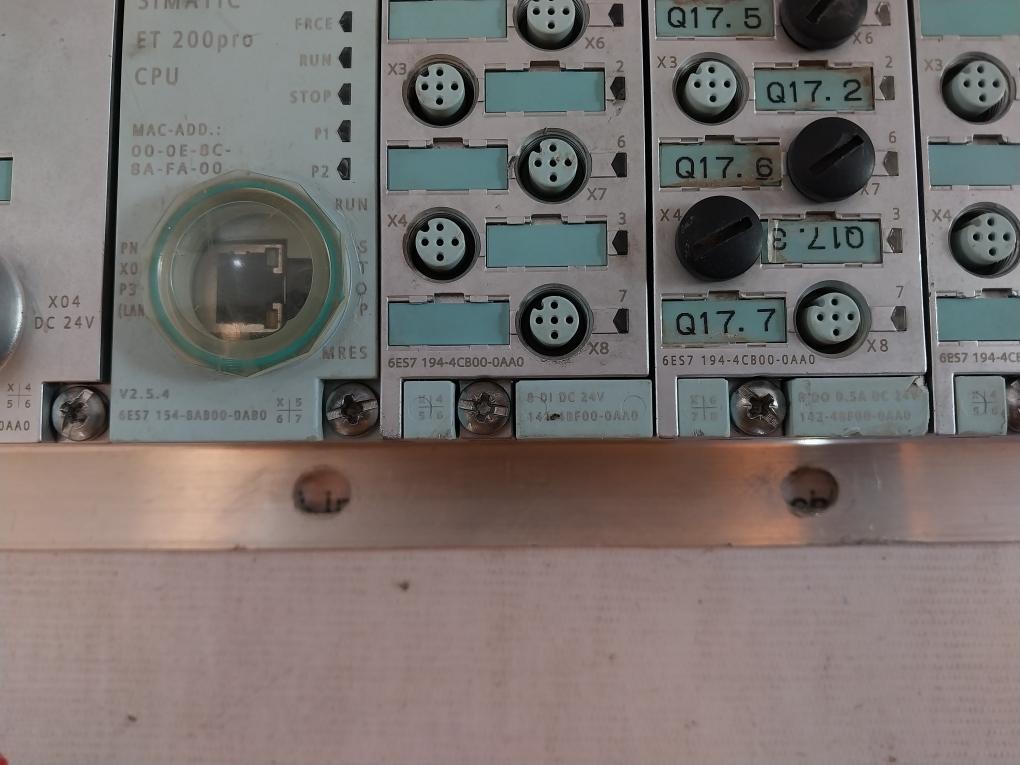 Siemens Simatic 6Es7 194-4An00-0Aa0 Connection Module 500Mm 8 Di Dc 24V, V2.5.4