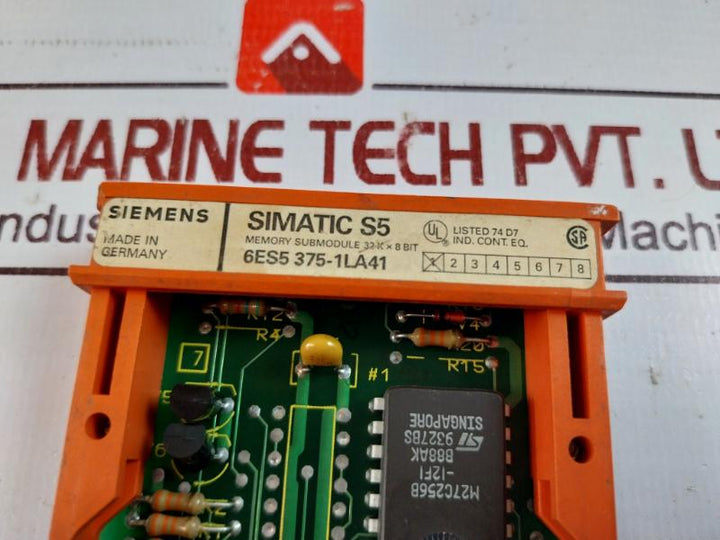 Siemens Simatic S5 6Es5 375-1La41 Memory Module Eprom 32K X 8Bit