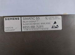 Siemens Simatic S5 6Es5 458-7Lb11 Relay Output Module 240V Ac 30V Dc