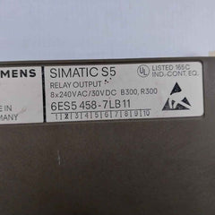 Siemens Simatic S5 6Es5 458-7Lb11 Relay Output Module 240V Ac 30V Dc
