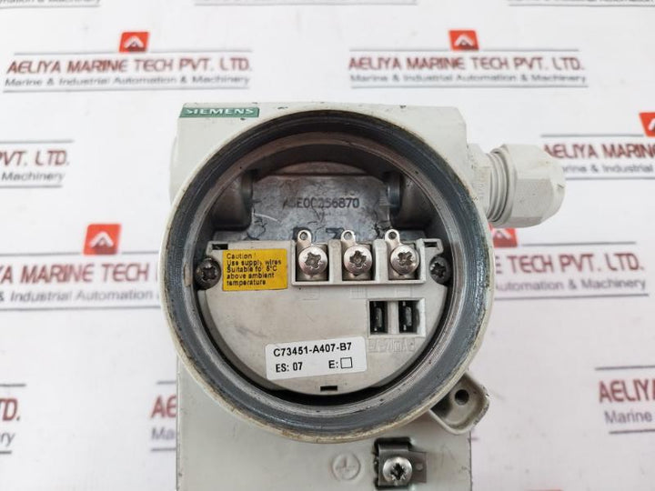 Siemens Sitrans P 7Mf4433-1Ea02-2Ac1-z Transmitter For Differential Pressure