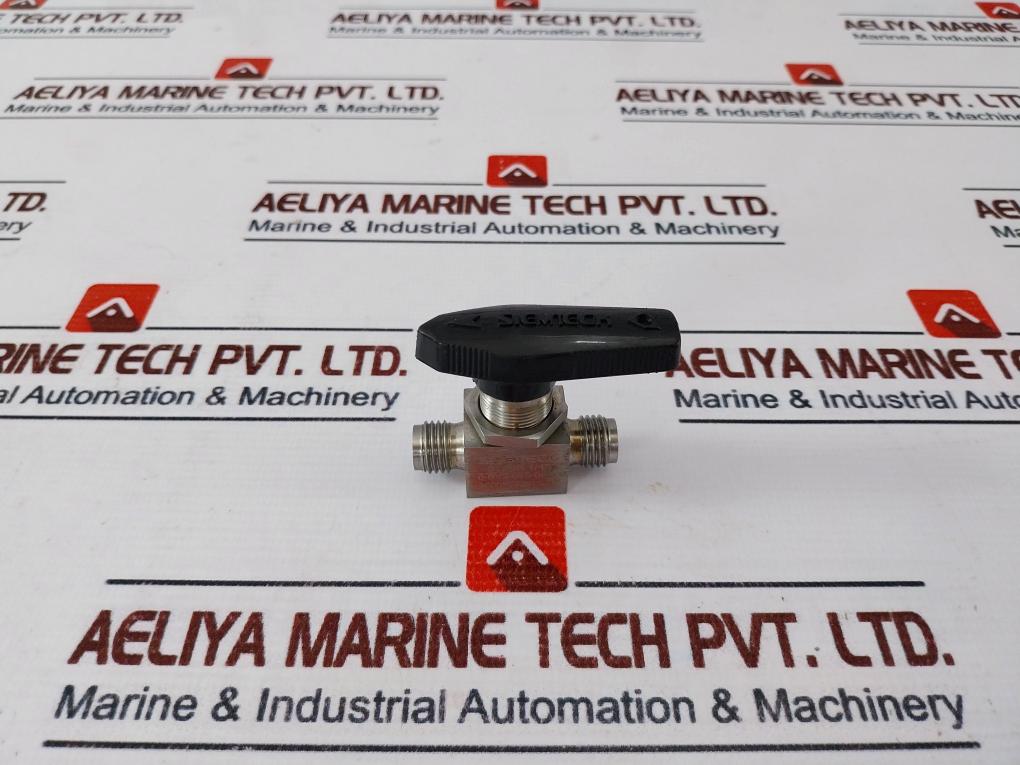 Siemtech 316ss 1/4”Manual Full Port Ball Valve High Pressure Stainless Steel + Knob