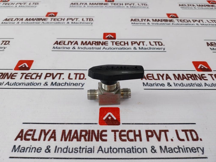 Siemtech 316ss 1/4”Manual Full Port Ball Valve High Pressure Stainless Steel + Knob