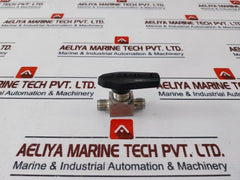 Siemtech 316ss 1/4”Manual Full Port Ball Valve High Pressure Stainless Steel + Knob