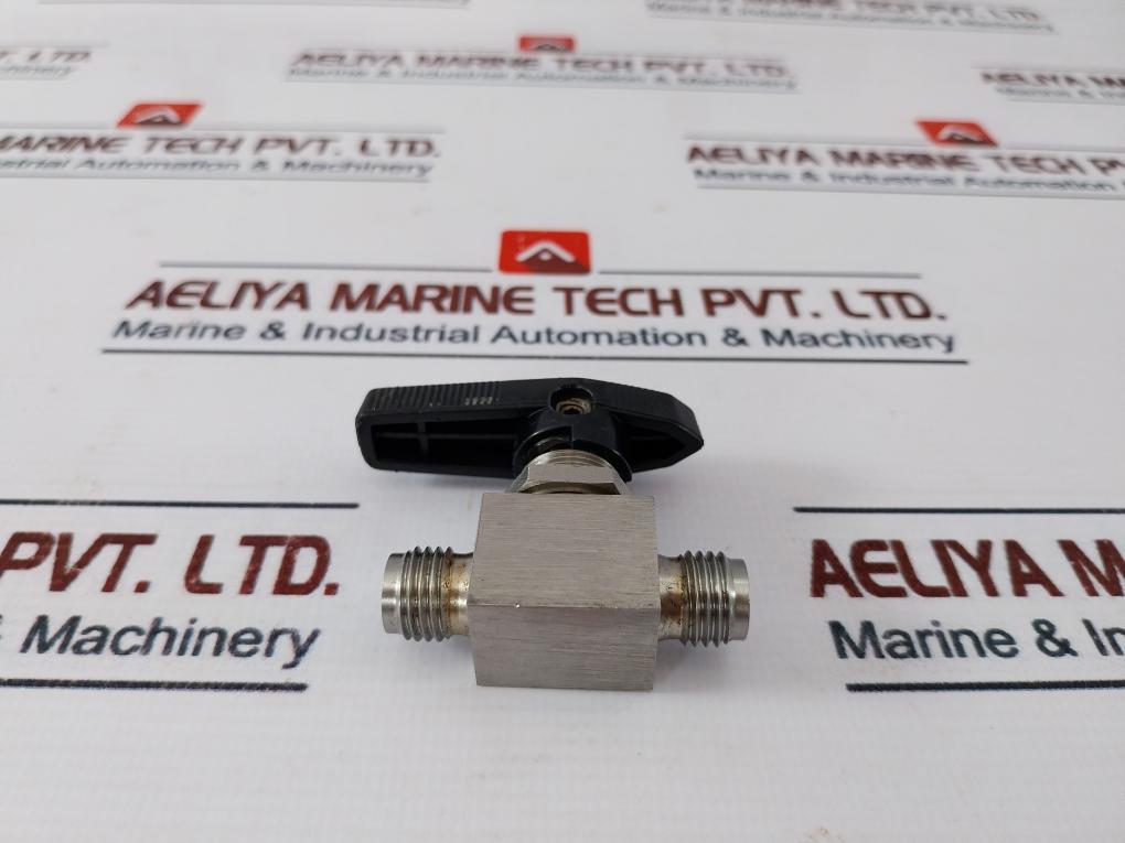 Siemtech 316ss 1/4”Manual Full Port Ball Valve High Pressure Stainless Steel + Knob