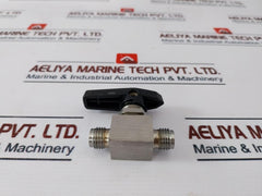 Siemtech 316ss 1/4”Manual Full Port Ball Valve High Pressure Stainless Steel + Knob