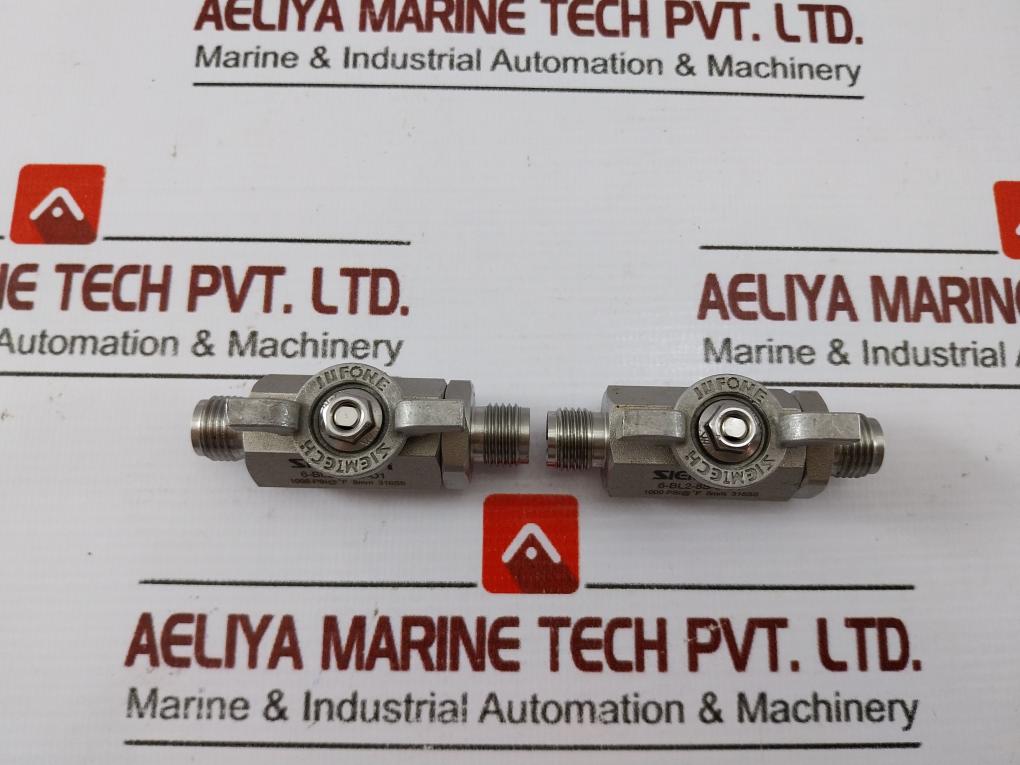 Siemtech 6-bl2-8S-0-o1 High-pressure Valves 1000 Psi, 8Mm, 316Ss, A2-70"