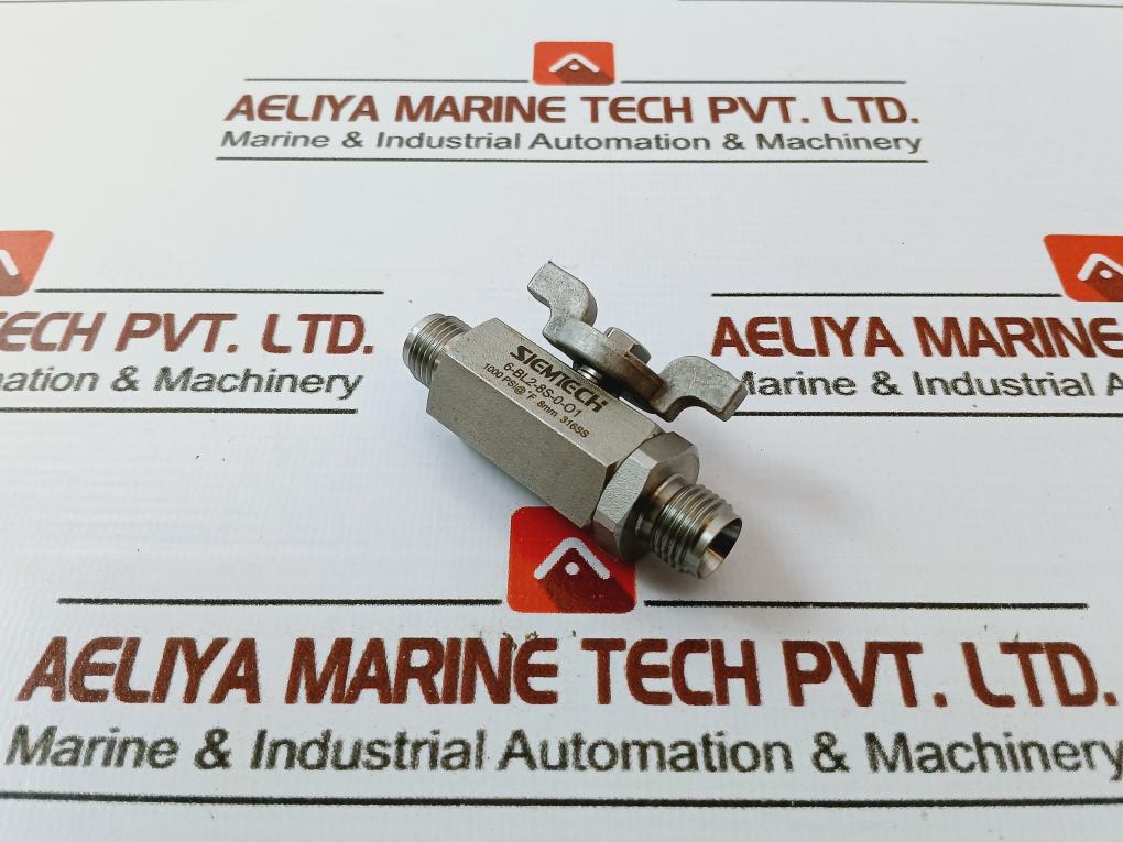 Siemtech 6-bl2-8s-0-o1 Ball Valve W/ Locking Handle 1000psi 316 Stainless Steel