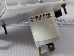 Sifam Analog Ammeter 40-0-40 A, 75-0-75Mv, 5-0-5Ma Nom