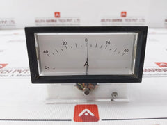Sifam Analog Ammeter 40-0-40 A, 75-0-75Mv, 5-0-5Ma Nom