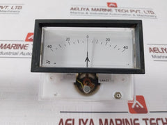 Sifam Analog Ammeter 40-0-40 A, 75-0-75Mv, 5-0-5Ma Nom