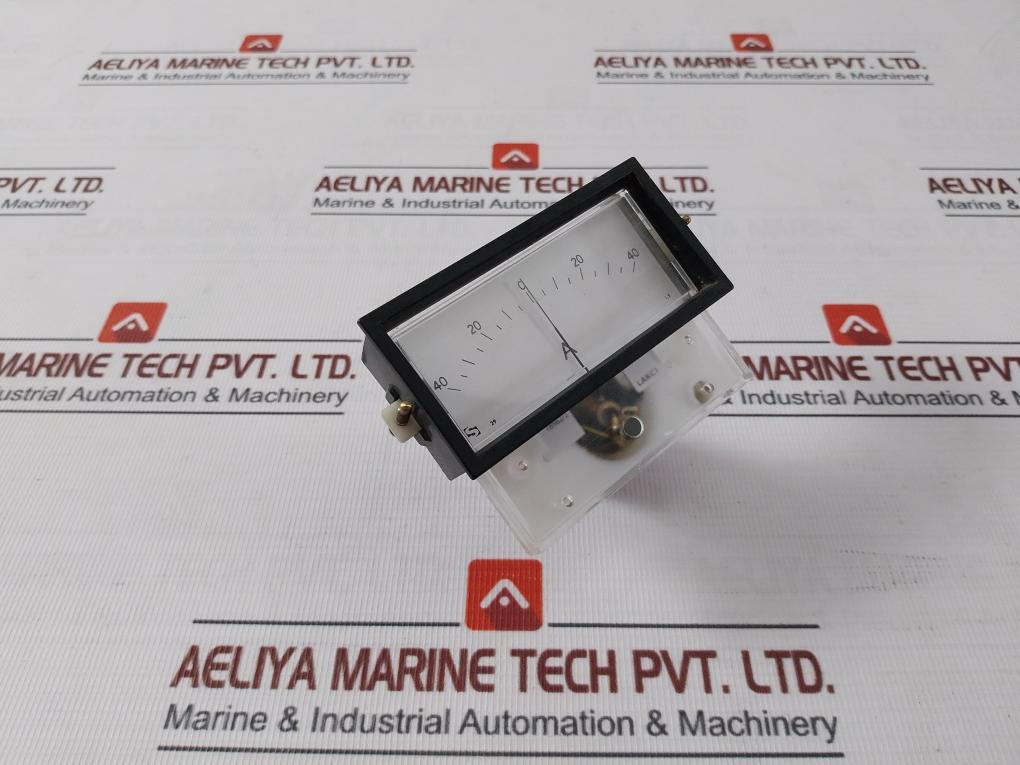 Sifam Analog Ammeter 40-0-40 A, 75-0-75Mv, 5-0-5Ma Nom