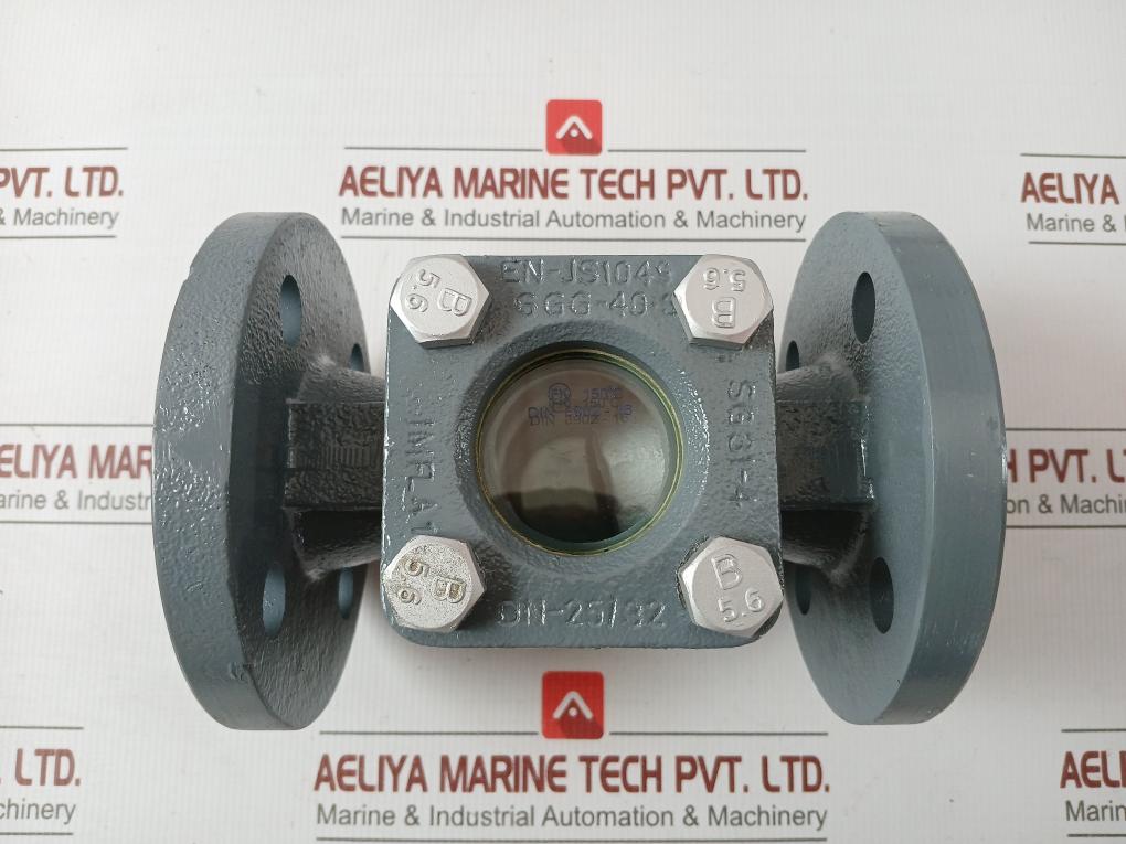 Sight Glass Check Valve En-jl 1040 150C Part No. Dn32 Pn16
