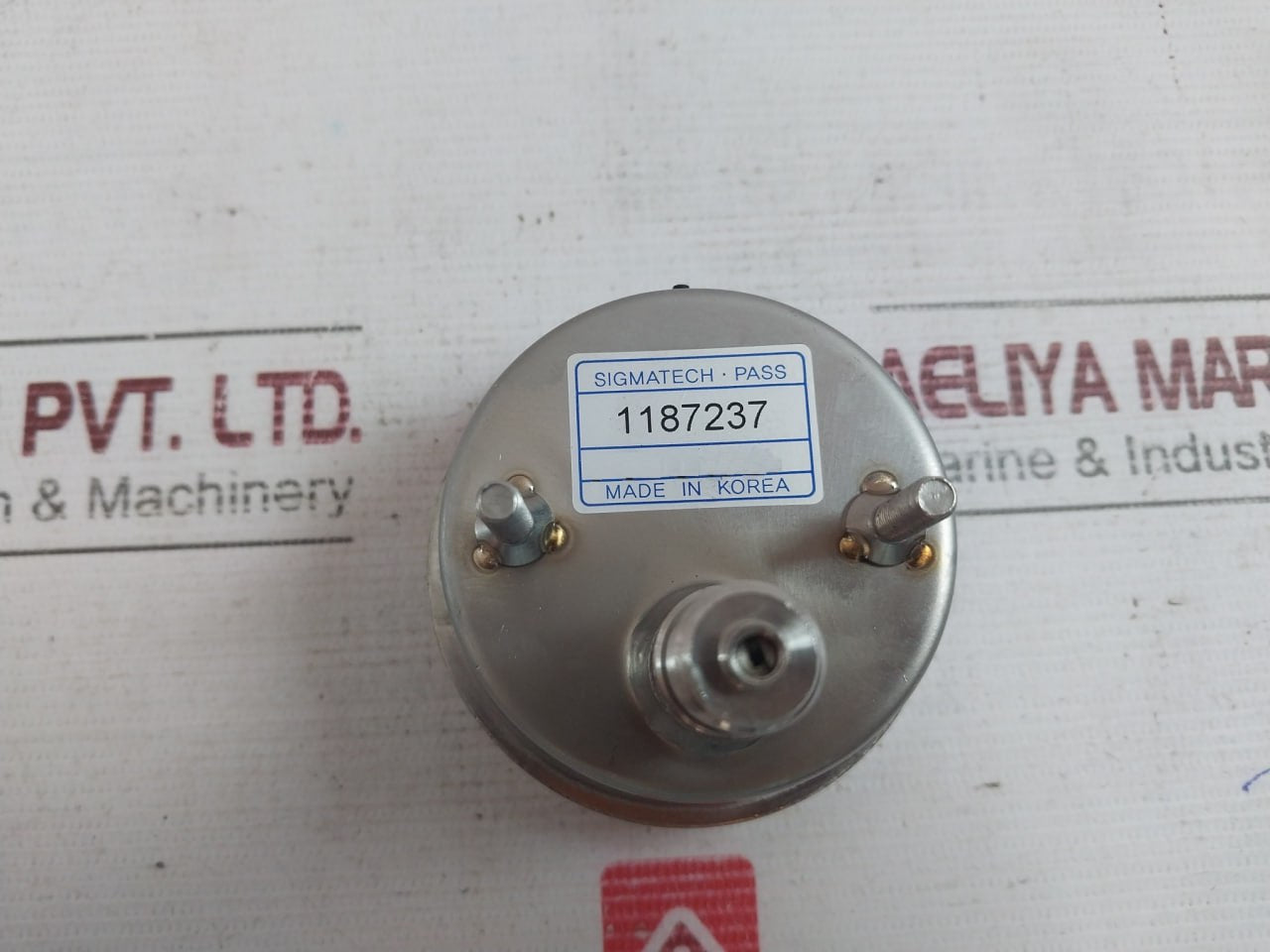 Sigma 0-0.6 Mpa Liquid Filled Pressure Gauge 0-9 Bar