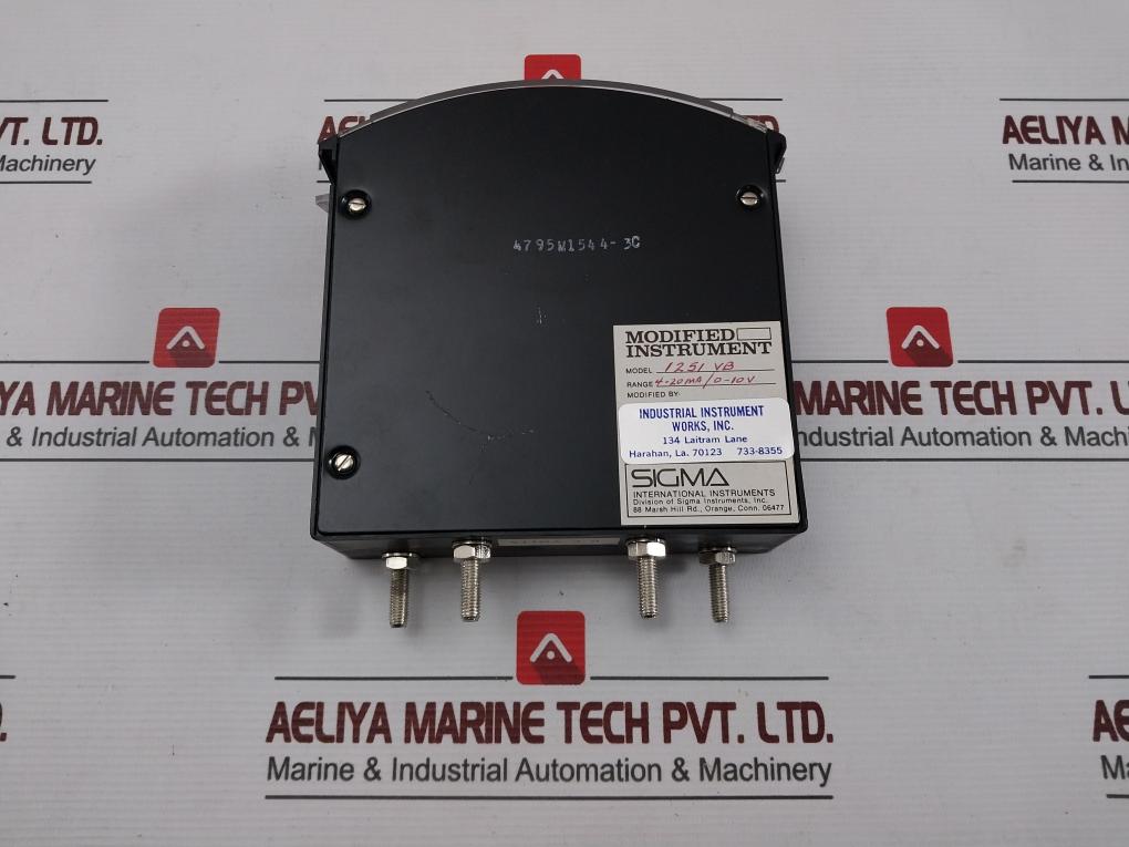 Sigma 1251Vb Dual Panel Meter 82-8143-000, 82-8138-000, 52-8887-000