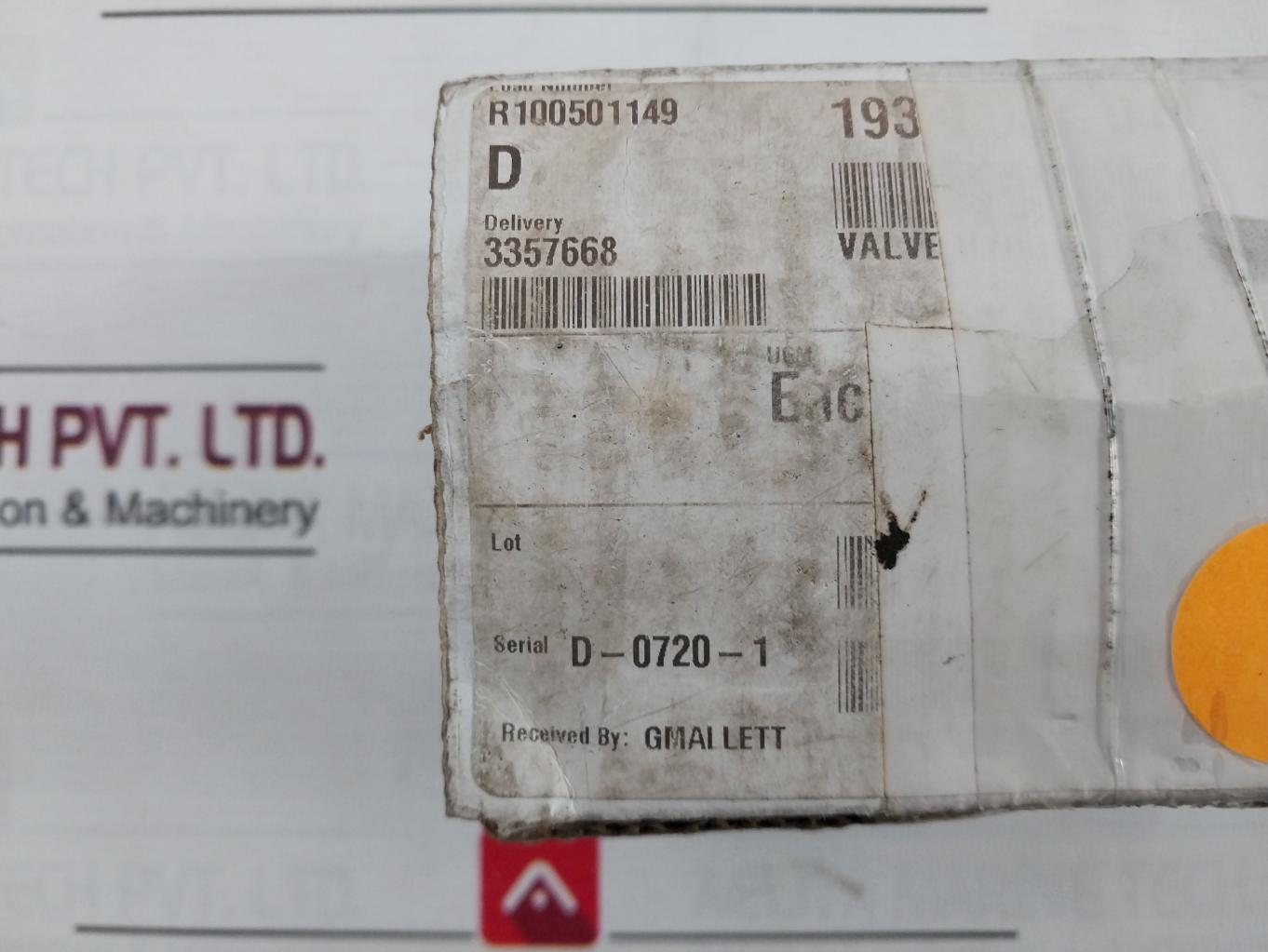 Sigma Hlr 7950A Hydraulic Interface Valve 10,000Psi