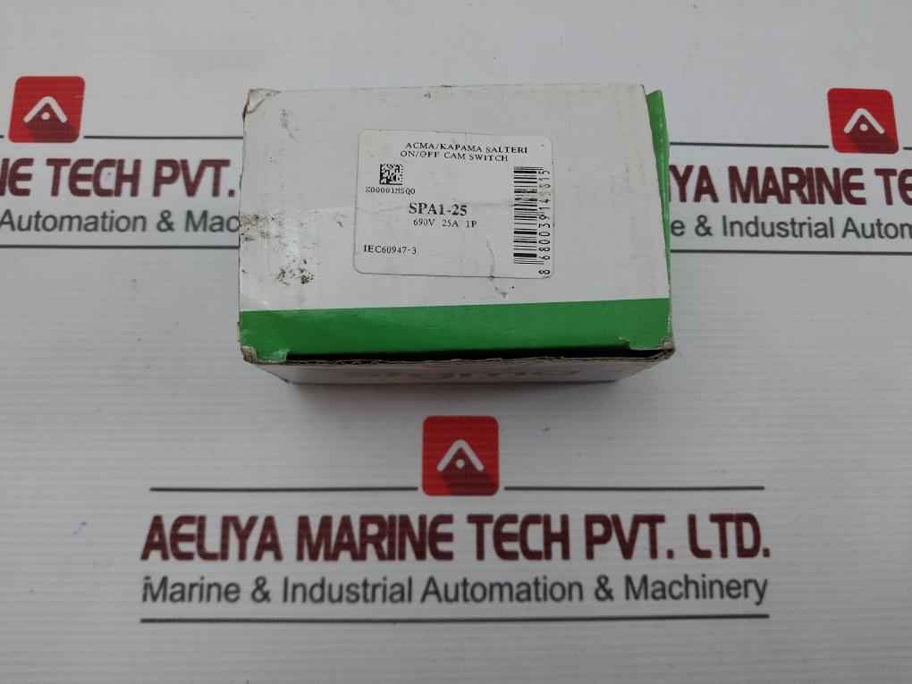 Sigma Spa1-25A Rotary Cam Switch