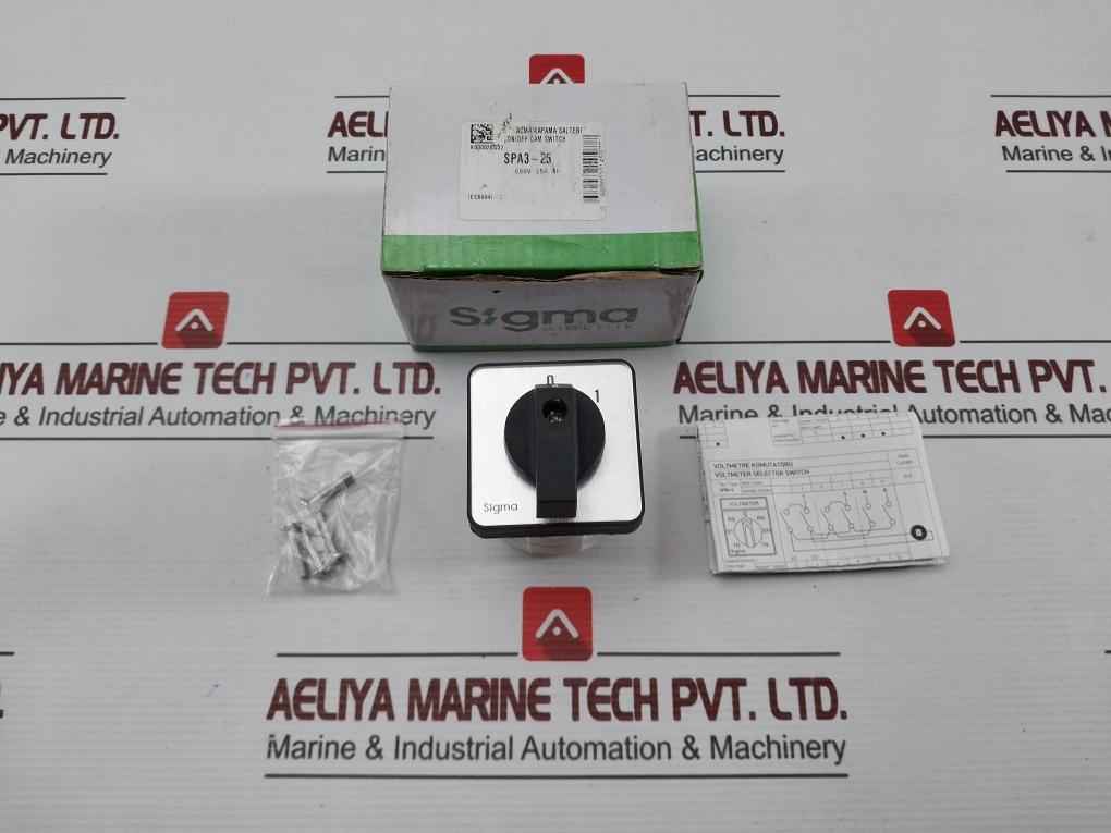 Sigma Spa3-25A Rotary Switch 50-60Hz