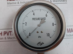 Sigma Tech 0-10 Kpa Pressure Gauge 0-1000 Mmaq