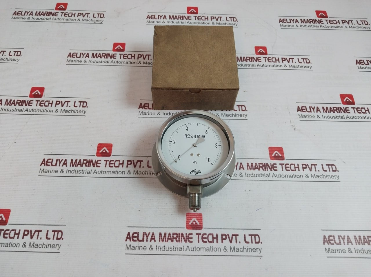 Sigma Tech 0-10 Kpa Pressure Gauge 0-1000 Mmaq