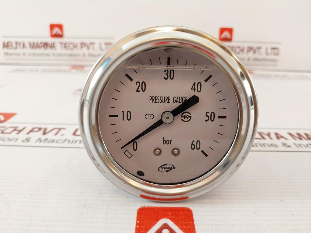 Sigmatech 0-60 Bar Pressure Gauge 1248649
