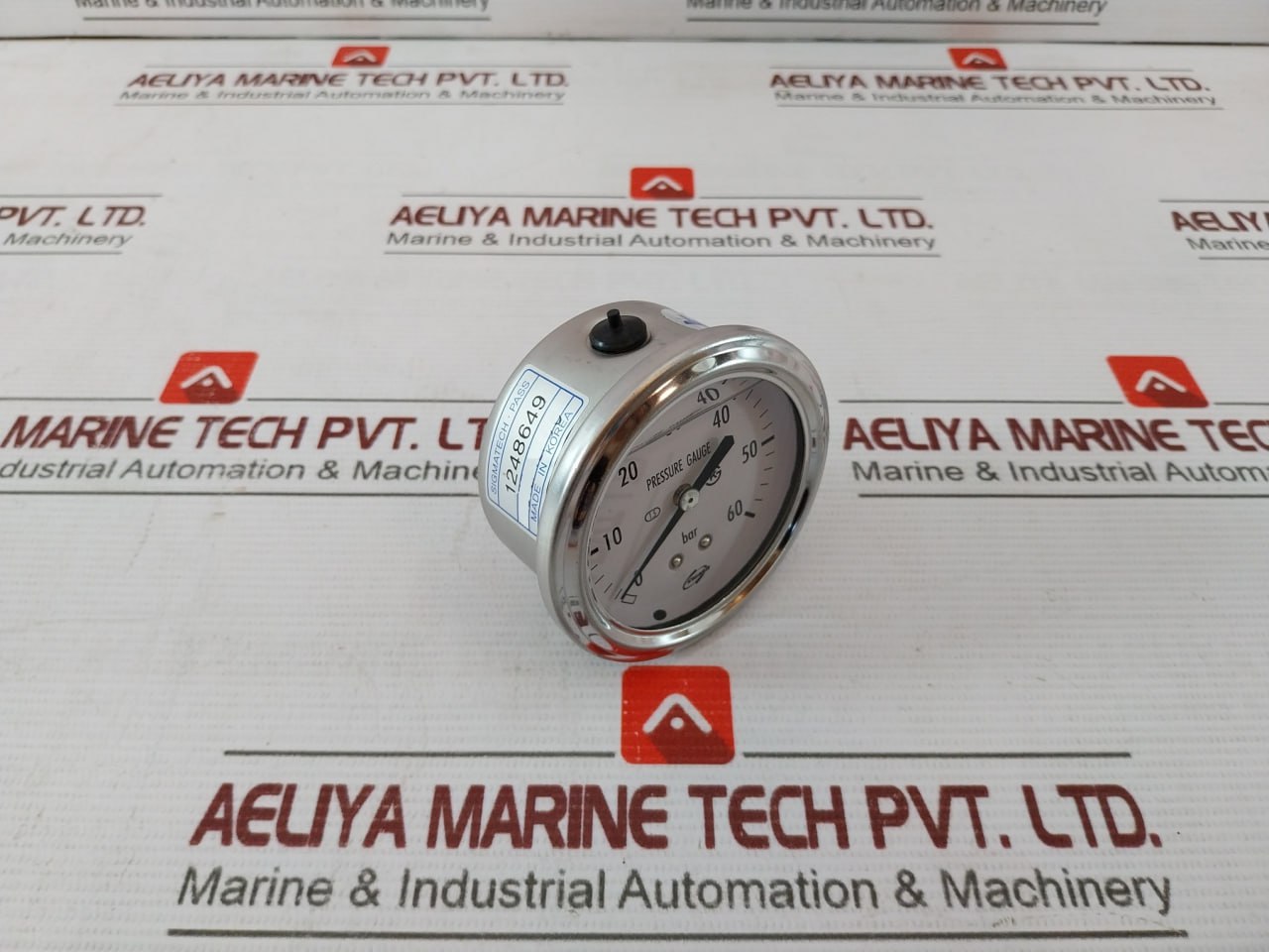 Sigmatech 0-60 Bar Pressure Gauge 1248649