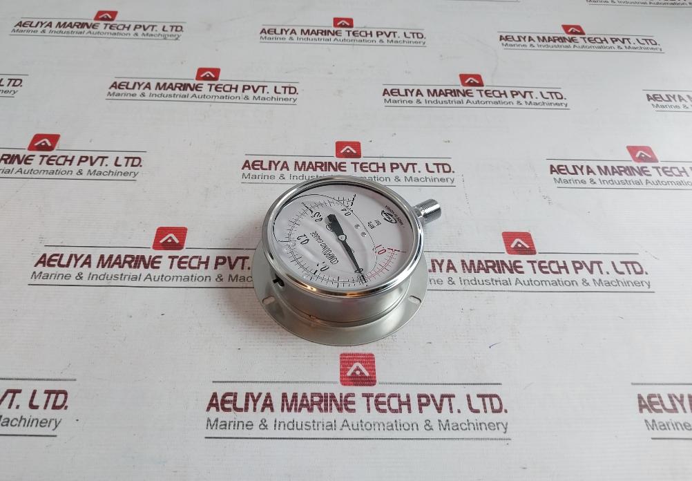 Sigmatech 1 To 4 Bar Liquid Filled Compound Gauge Mm-09-1-7