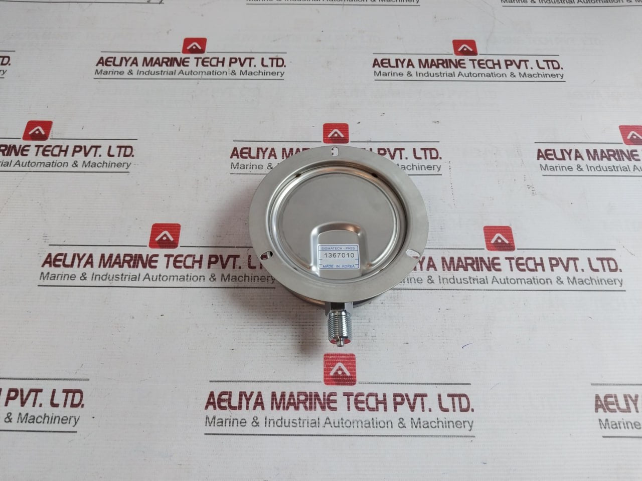 Sigmatech 1 To 4 Bar Liquid Filled Compound Gauge Mm-09-1-7