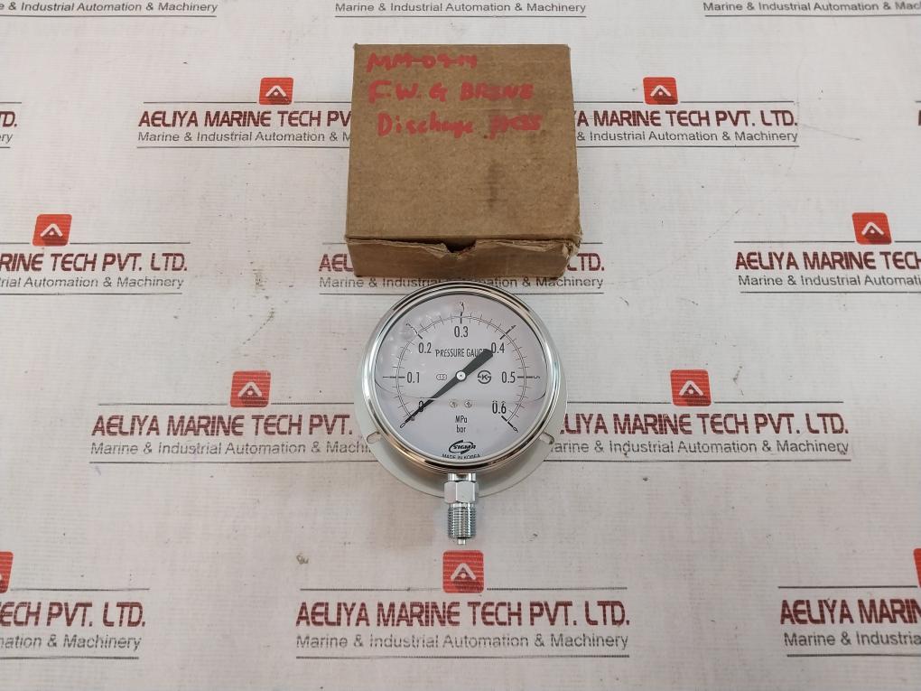 Sigmatech Pressure Gauge 0-0.6 Mpa 0-9 Bar Mm-09-14 1361186