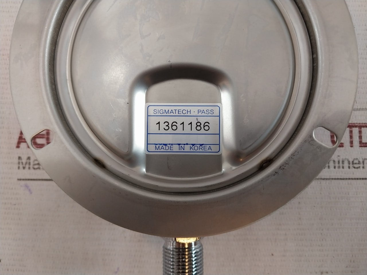 Sigmatech Pressure Gauge 0-0.6 Mpa 0-9 Bar Mm-09-14 1361186